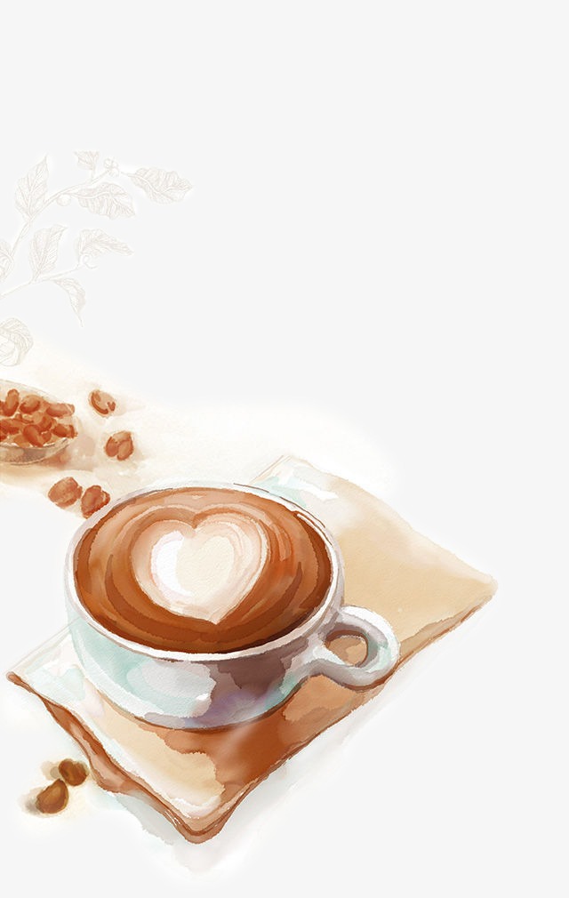 640x1010 Watercolor Coffee, Watercolor Clipart, Love Png Image And Clipart