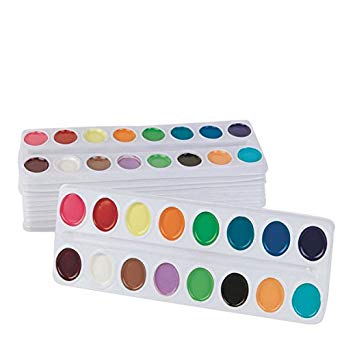 342x342 Color Splash! Watercolor Refill Trays Industrial