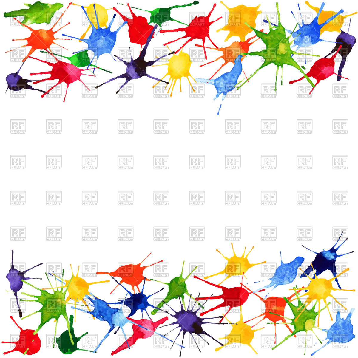 1200x1200 Colorful Watercolor Blots