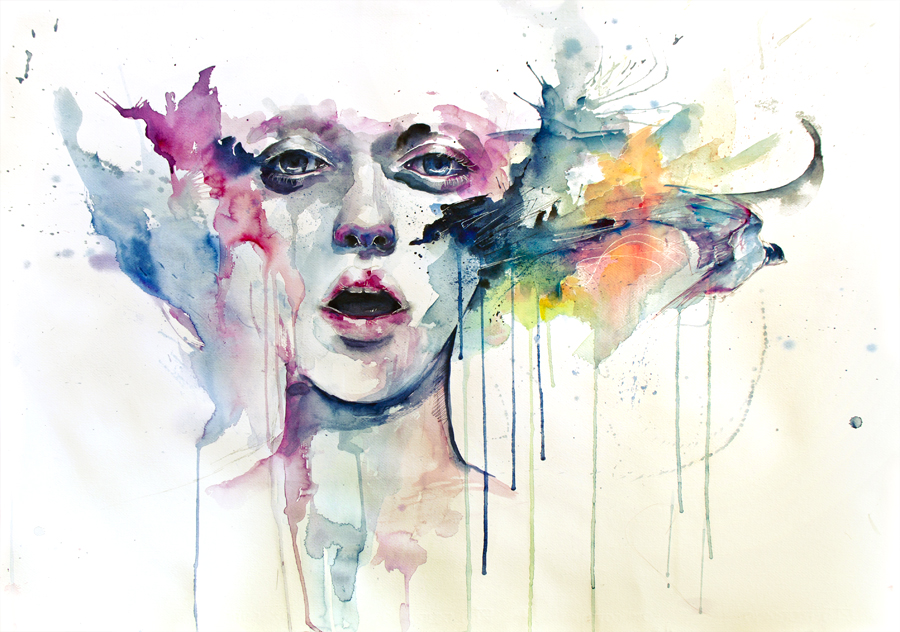 900x632 Watercolor Paintings By Agnes Cecile Colossal