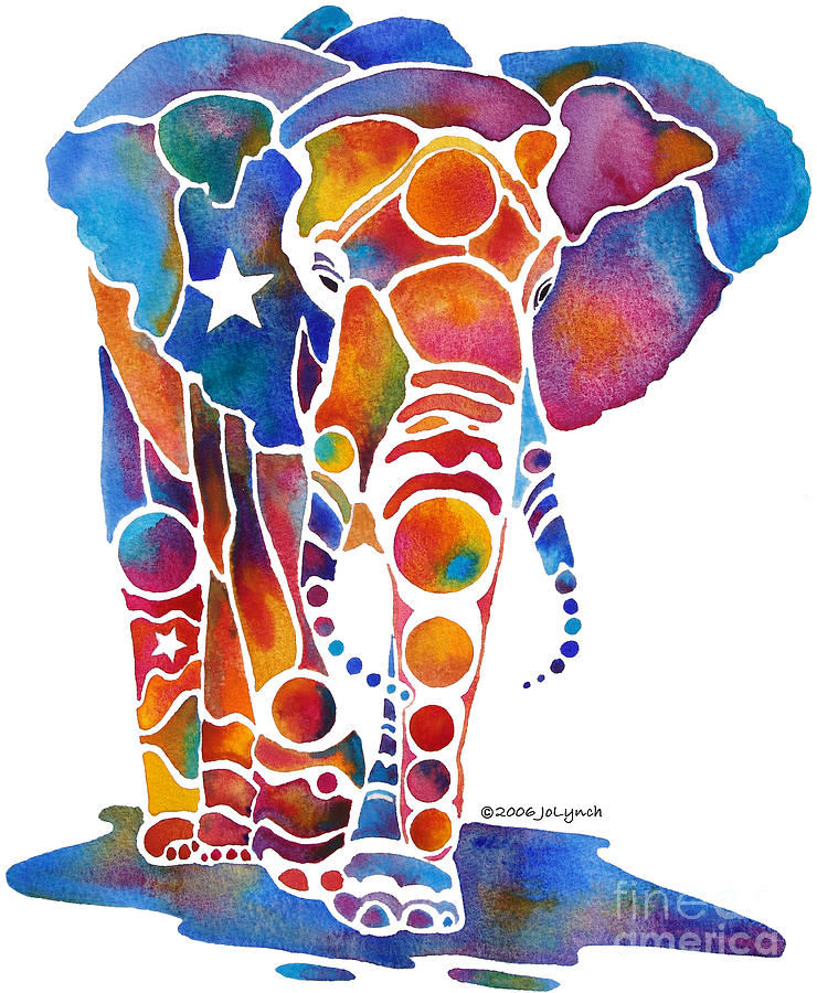 740x900 The Most Whimsical Elephant Painting By Jo Lynch