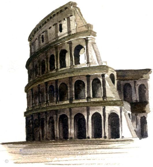 530x578 Colosseum, Rome, Italy
