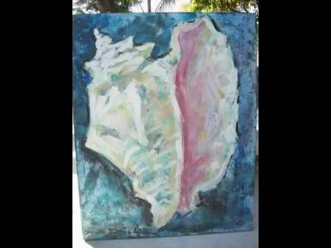 480x360 Painting Conch Shell By Denise Justice