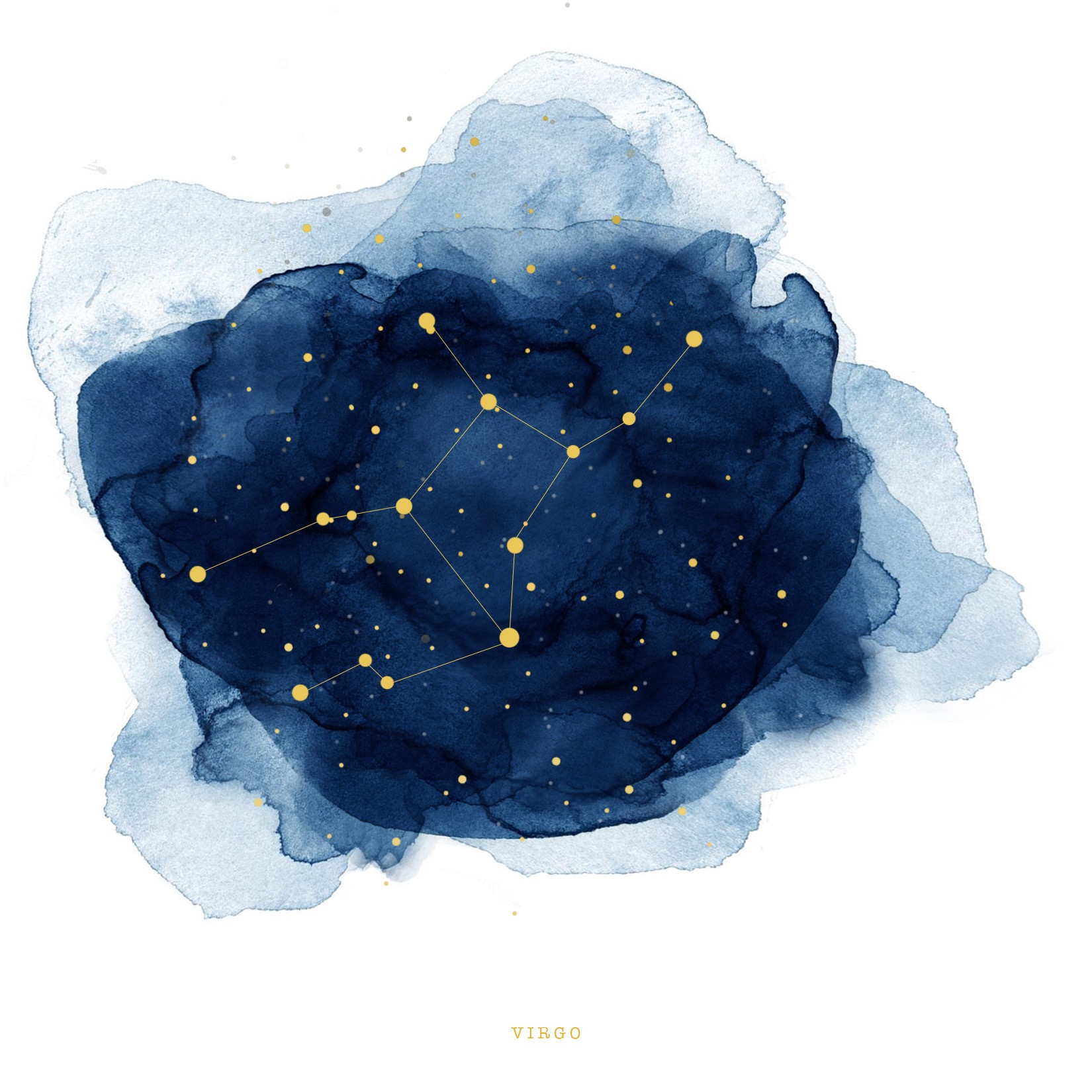 1650x1650 Watercolor Constellation Theshutterly