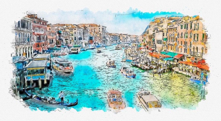 745x410 I Will Convert Image To Watercolor Paint