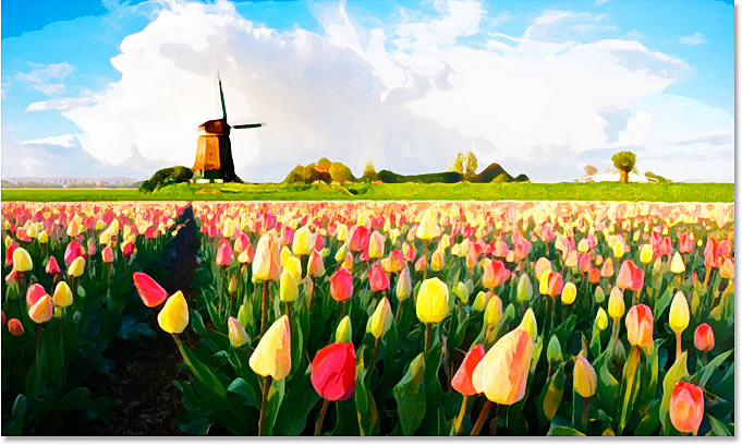 681x408 Photoshop Watercolor Painting Effect Tutorial