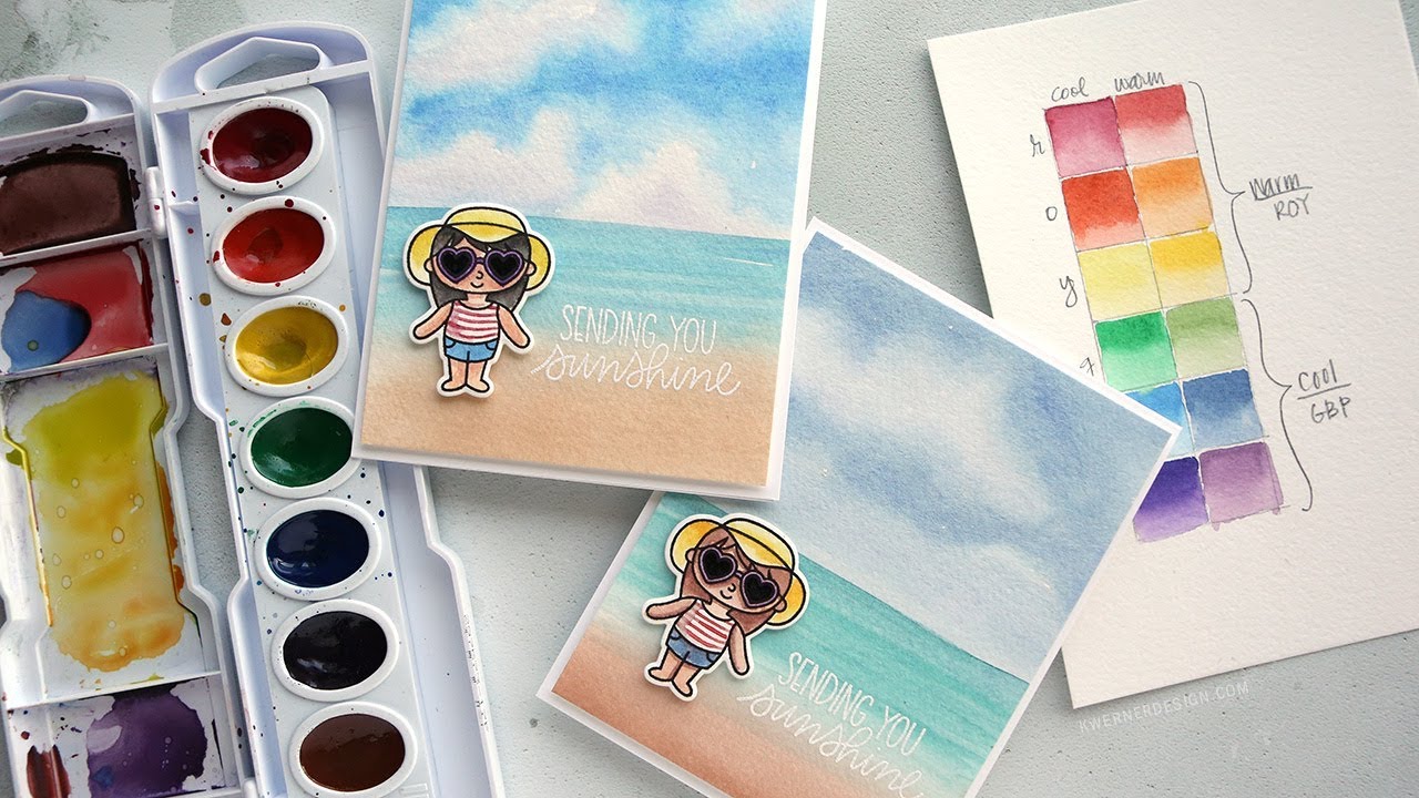 1280x720 Warm Vs. Cool Colors + How To Watercolor A Beach Scene