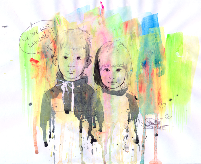 700x569 Seriously Cool Watercolor Paintings