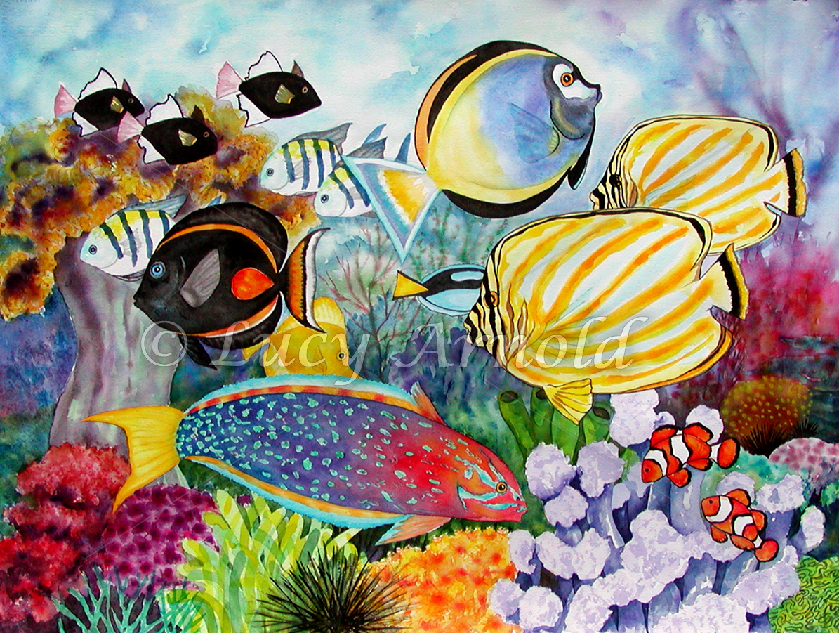 1195x901 Reef Scene Card