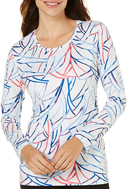 407x606 Coral Bay Energy Womens Watercolor Print Top