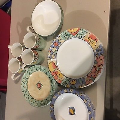 400x400 Corelle Impressions Watercolors 16 Piece Dinnerware Set