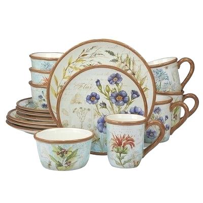 400x400 Corelle Impressions Watercolors Herb Blossoms Piece Dinnerware Set
