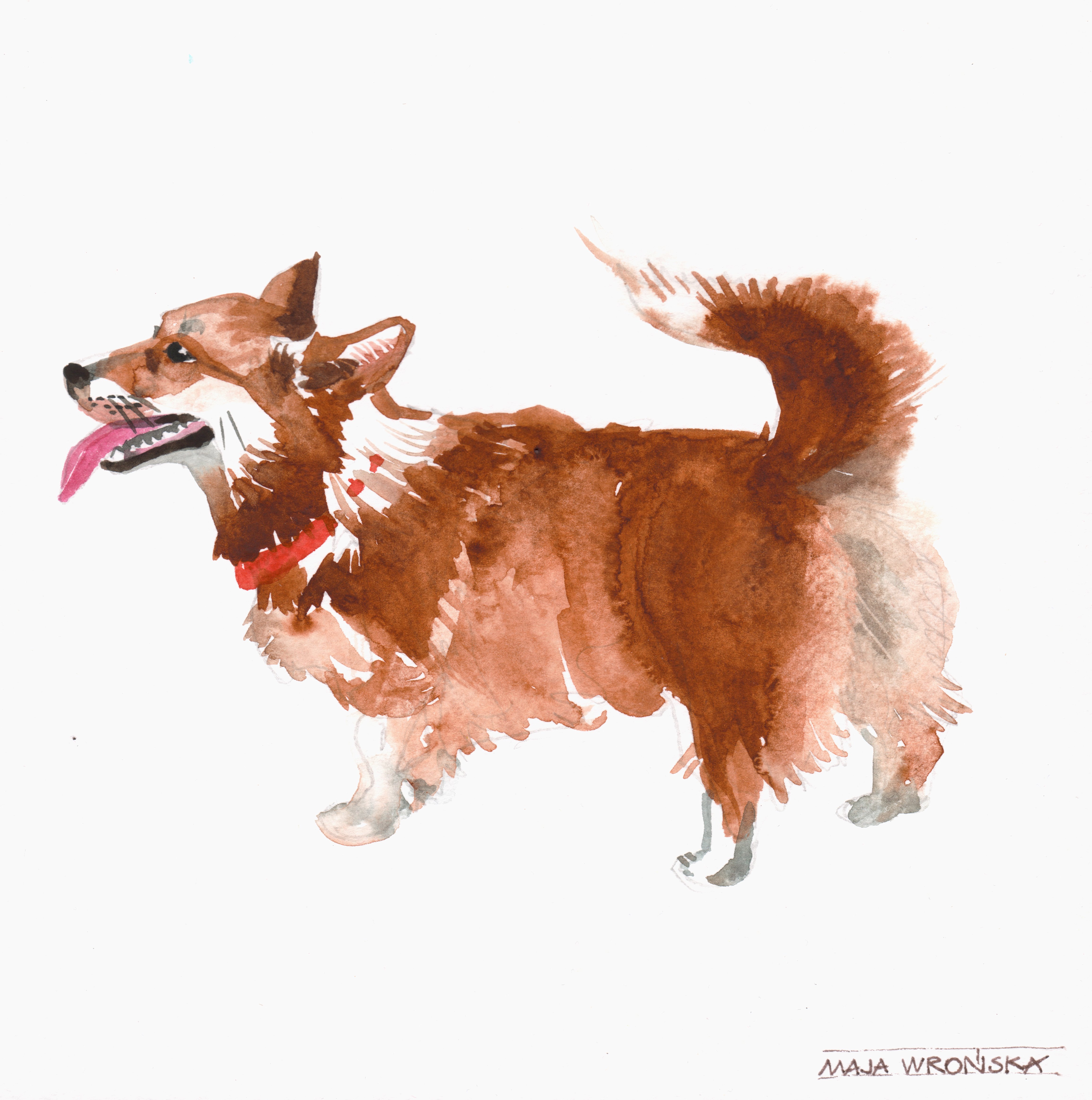 4619x4653 Watercolor Dogs Collection