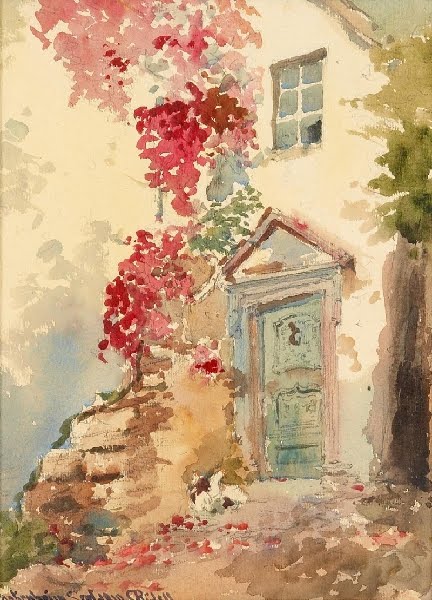 432x600 Carl Watercolor Content In A Cottage