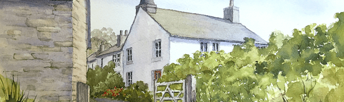 1176x350 How To Paint A Watercolour Cottage Scene