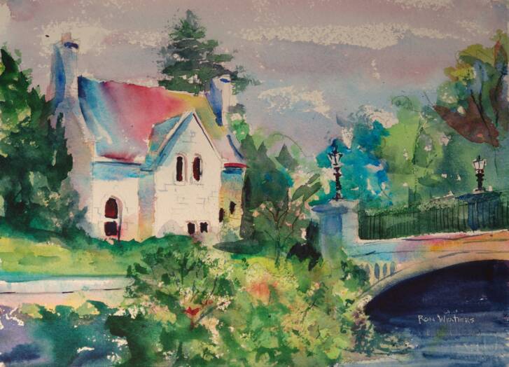 727x524 Ron Weathers Barns Buildings Watercolor Gallery