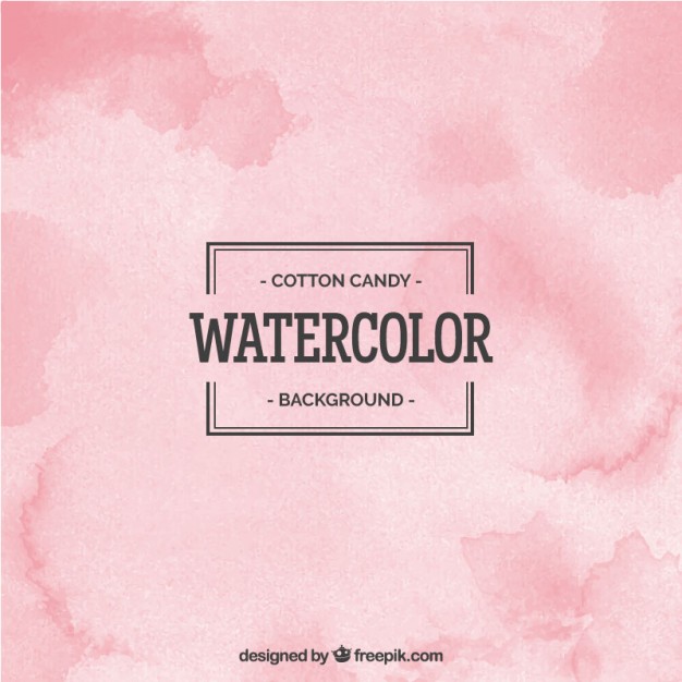 626x626 Cotton Cady Watercolor Background Vector Free Download