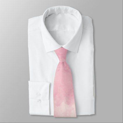 422x422 Pink Cotton Candy Watercolor Necktie Pink Cotton Candy, Cotton