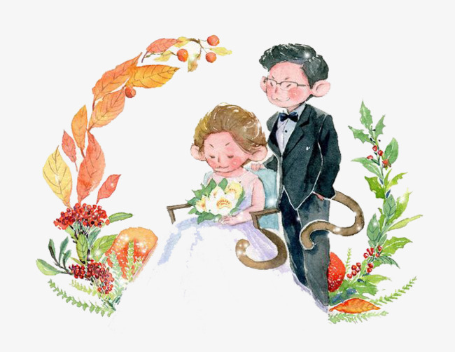 650x502 Watercolor Couple, Watercolor Clipart, Watercolor, Husband And