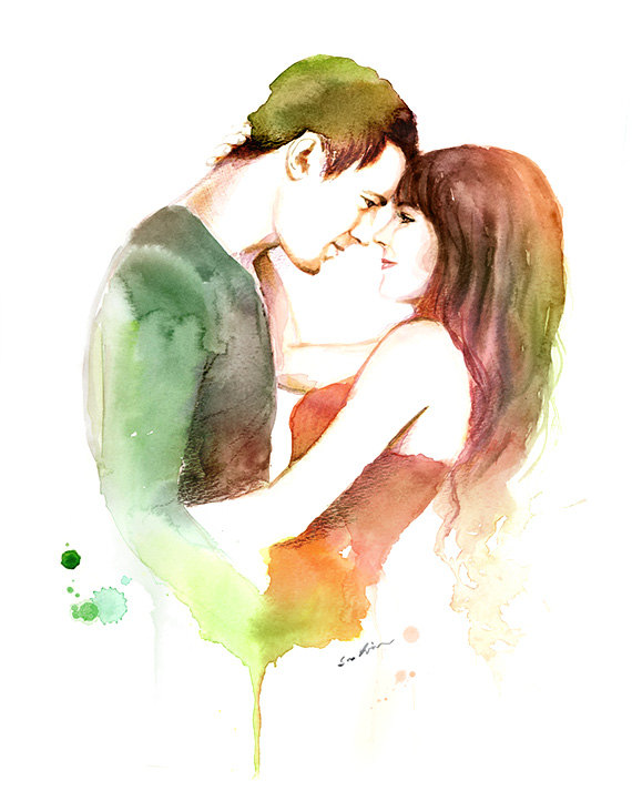 570x713 Watercolor Painting