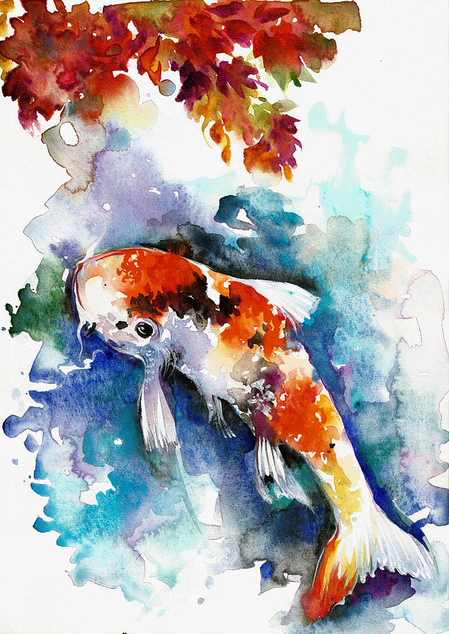 637x900 Koi Fish In The Pond