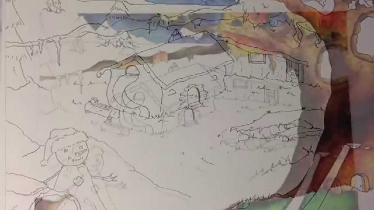 1280x720 Watercolor Some Crazy Moment Of Creation