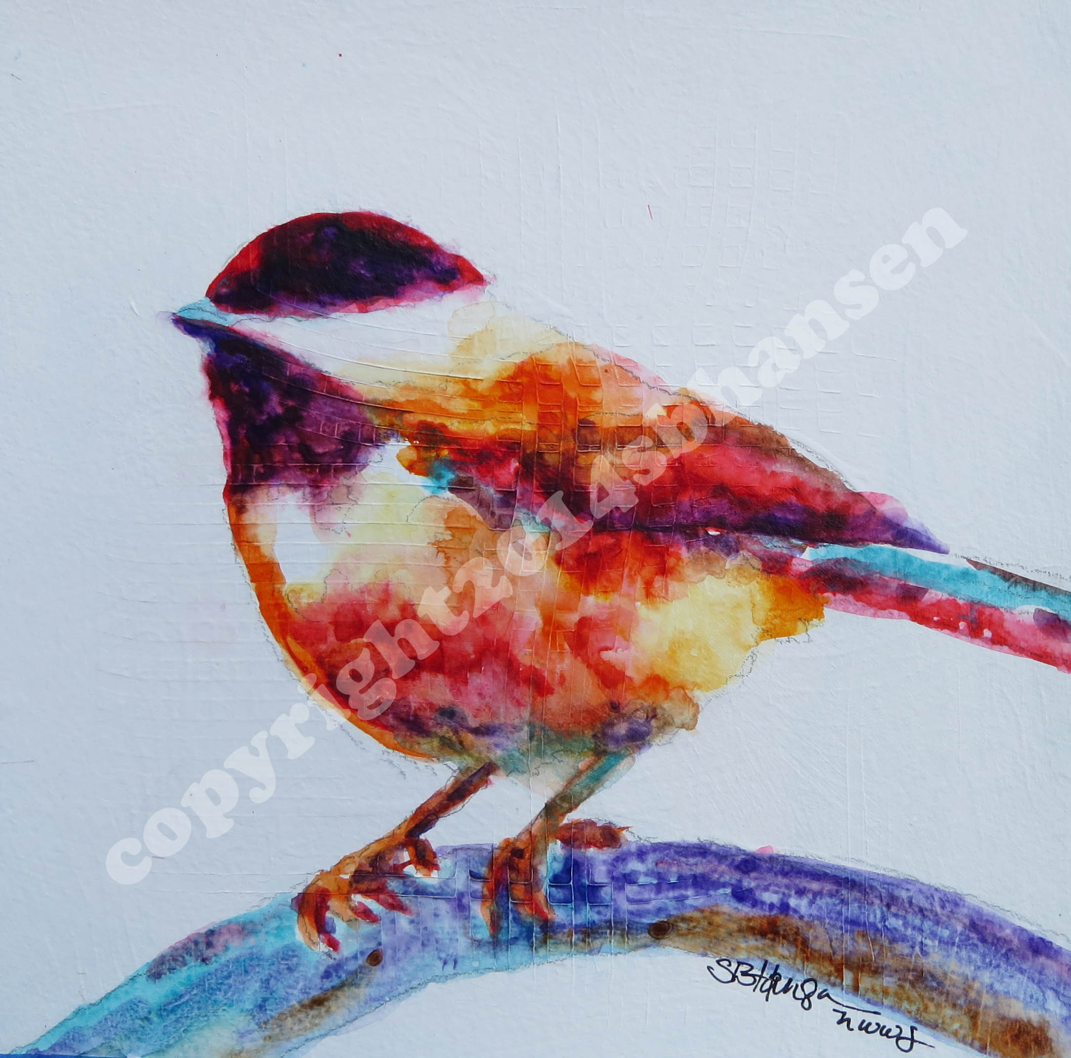 2167x2142 Chickadee Paintings Sbhansen Art