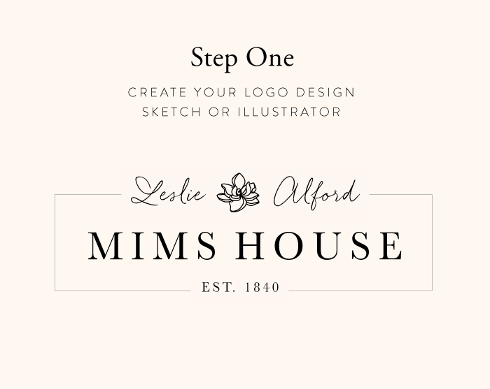 700x557 Tutorial Create A Watercolor Effect Vector Logo June Letters Studio