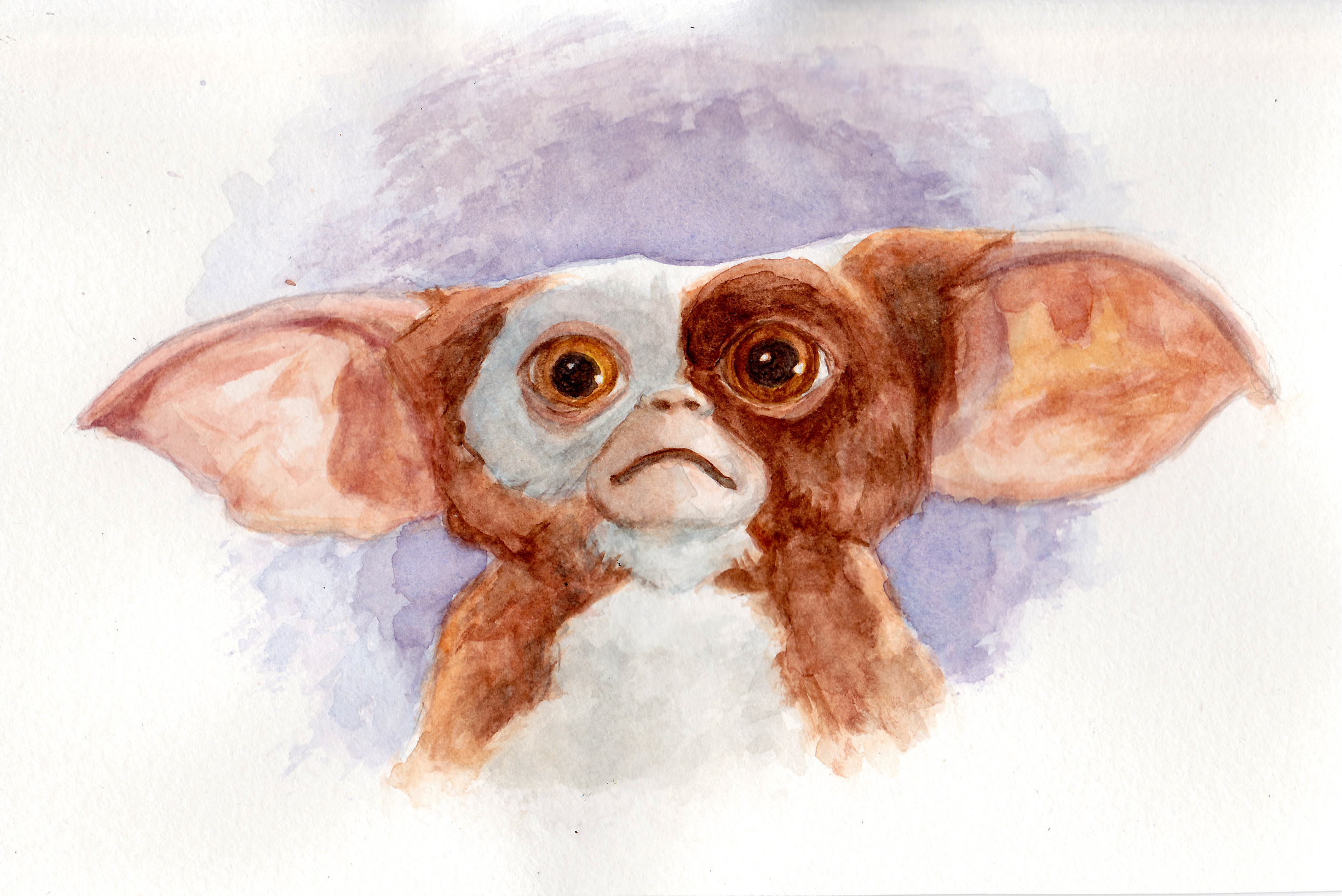 2451x1637 Gizmo Watercolor