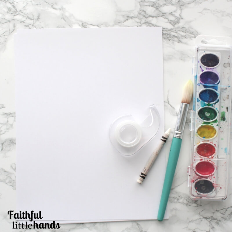 800x800 Easter Cross Watercolor Resist Painting Activity