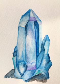 Crystal Watercolor Painting