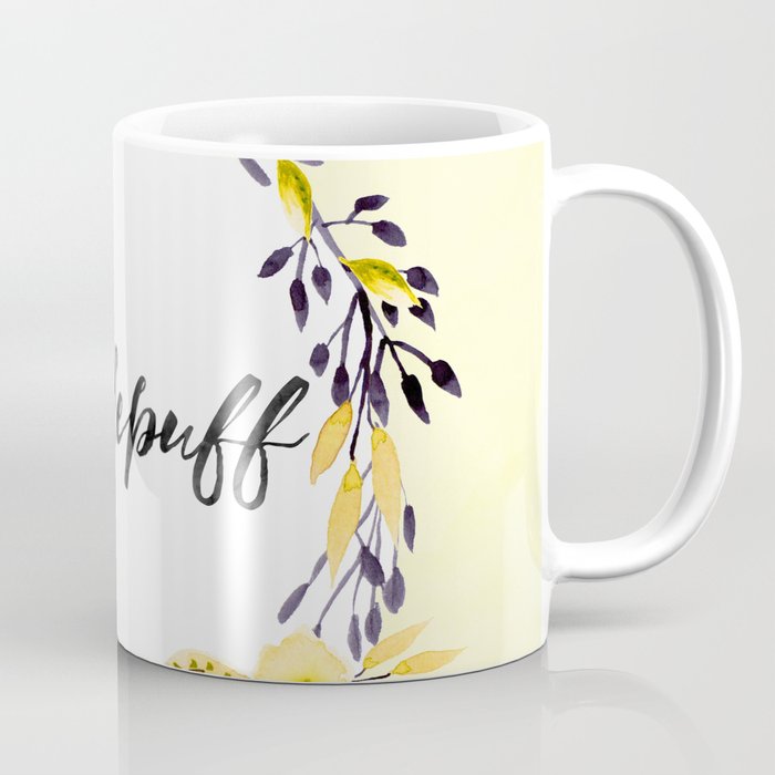 700x700 Hp Hufflepuff In Watercolor Coffee Mug By Tineandshell Society6