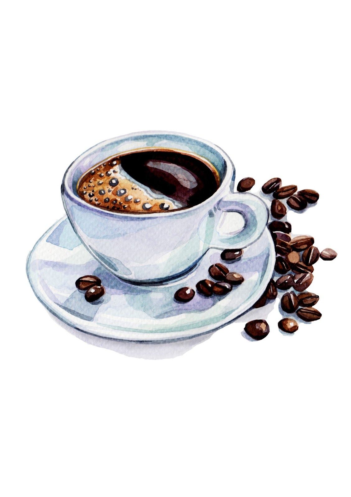 1128x1600 Pix For Gt Coffee Cup Watercolor Paintings Canvas Paintings