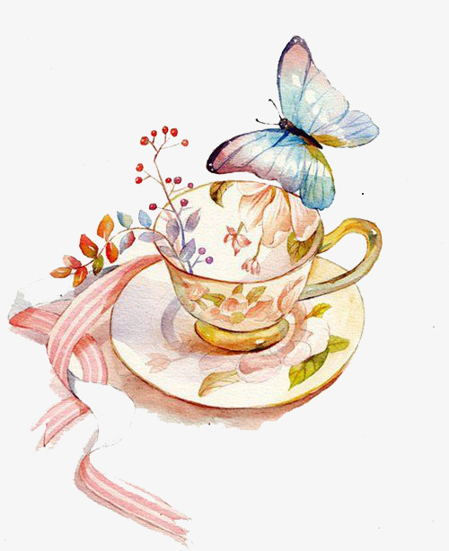 500x614 Watercolor Cups, Watercolor Clipart, Watercolor, Cup Png Image And