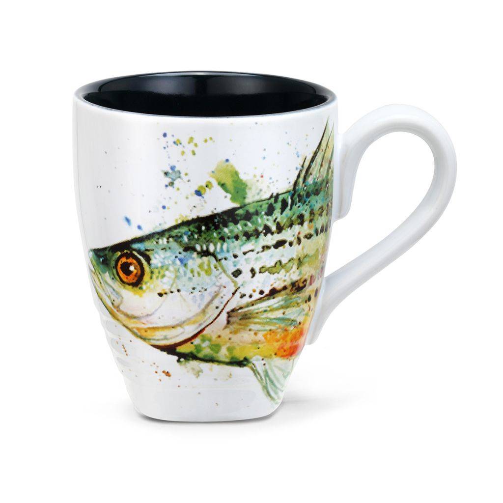 1024x1024 Watercolor Striped Bass Mug