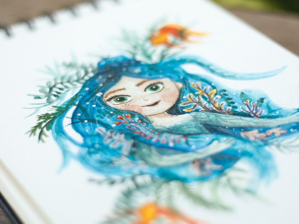 976x731 Custom Watercolor Portraits By Warm Squirrel