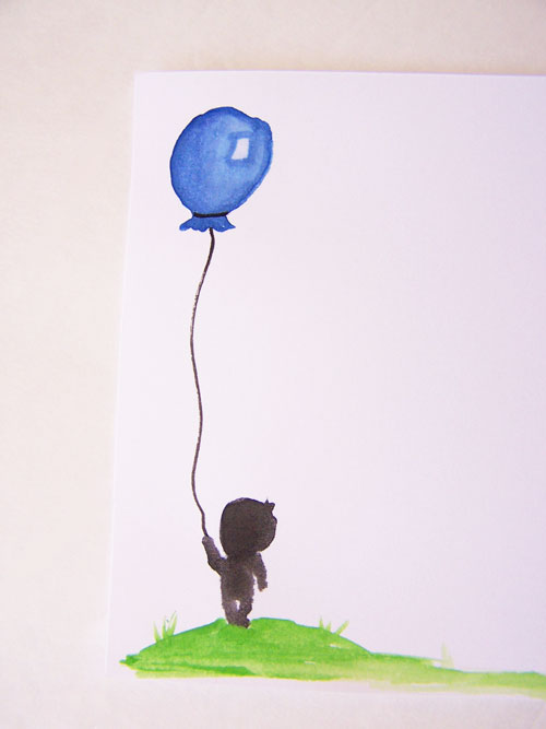 500x667 Simple Watercolor Cards Tutorial