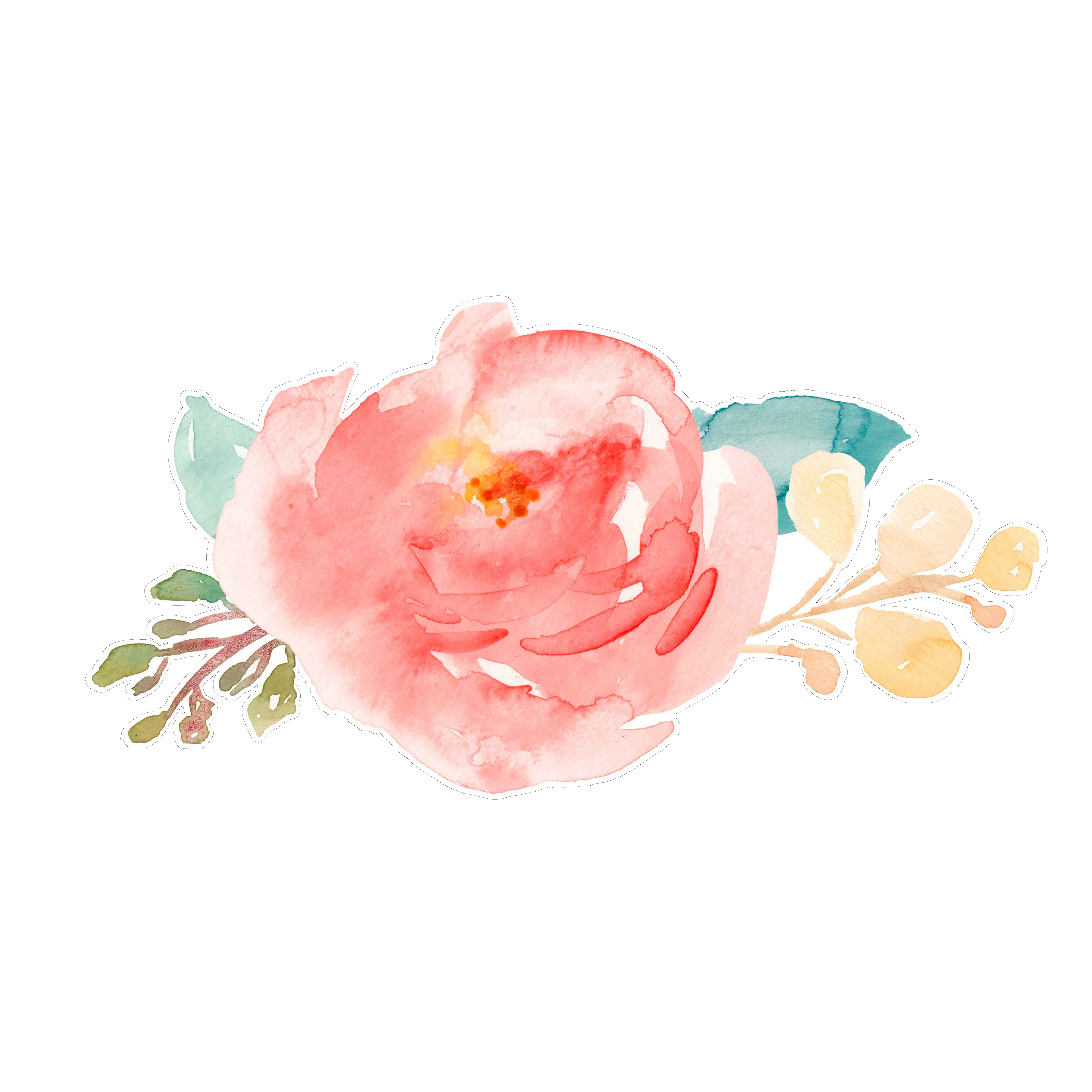 5100x5100 Watercolor Painting Flowers Images Cute Painted Flowers Svg Cut
