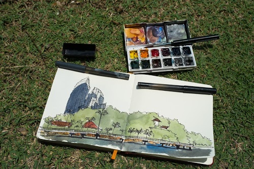 500x333 Review Da Vinci Series 1573 Cosmotop Spin Round Travel Watercolor