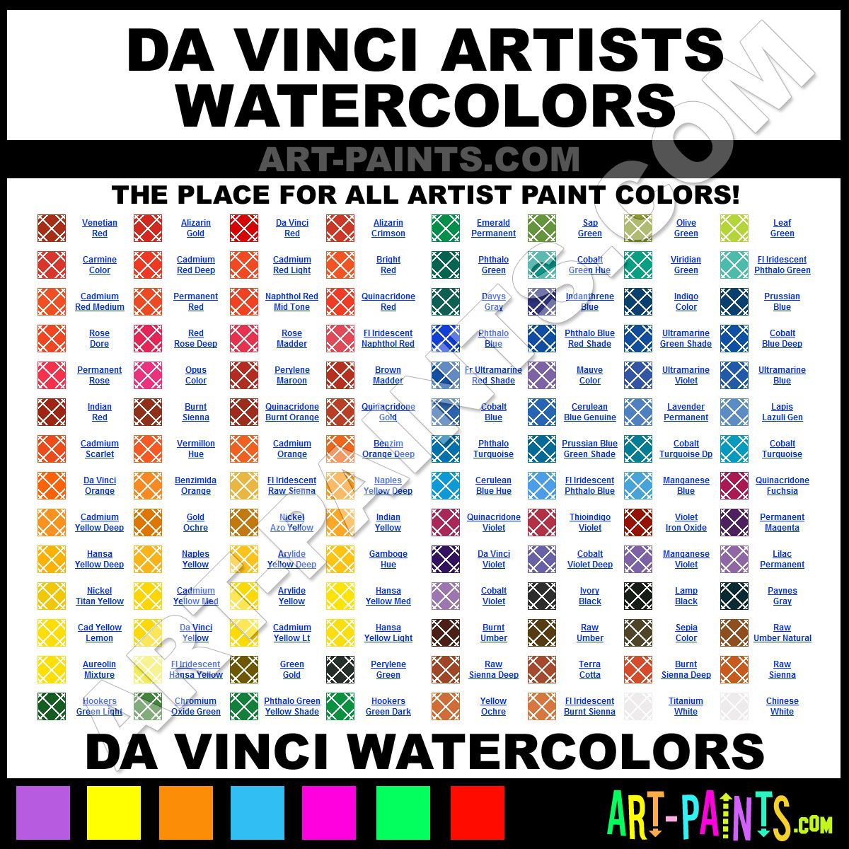 1200x1200 Image Of Warm Yellow Da Vinci Watercolors