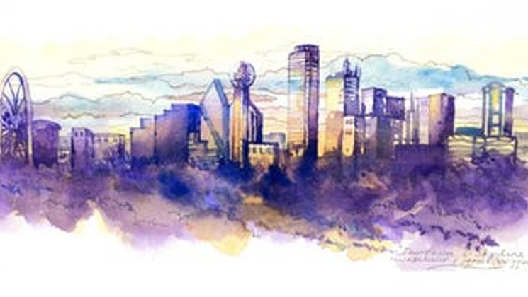 745x420 Sunday Funday Skyline Watercolor Basics Tickets