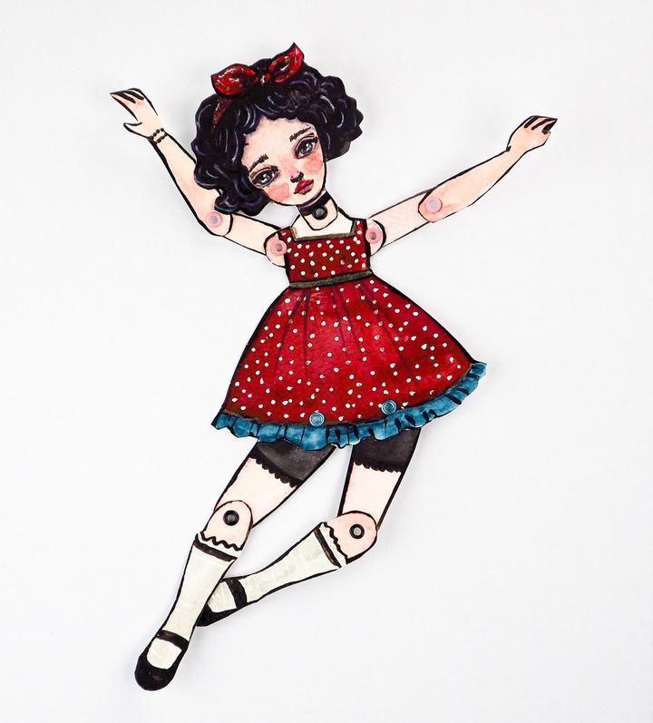 720x797 Jointed Paper Doll