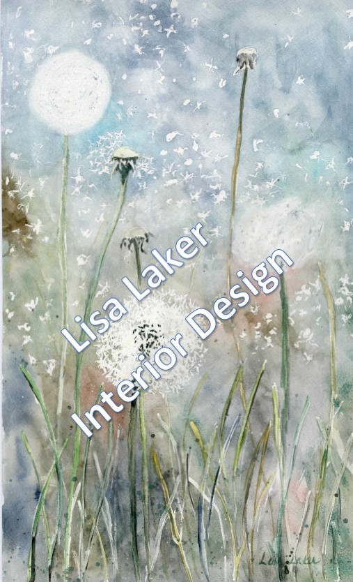 507x834 Watercolor Dandelion Print