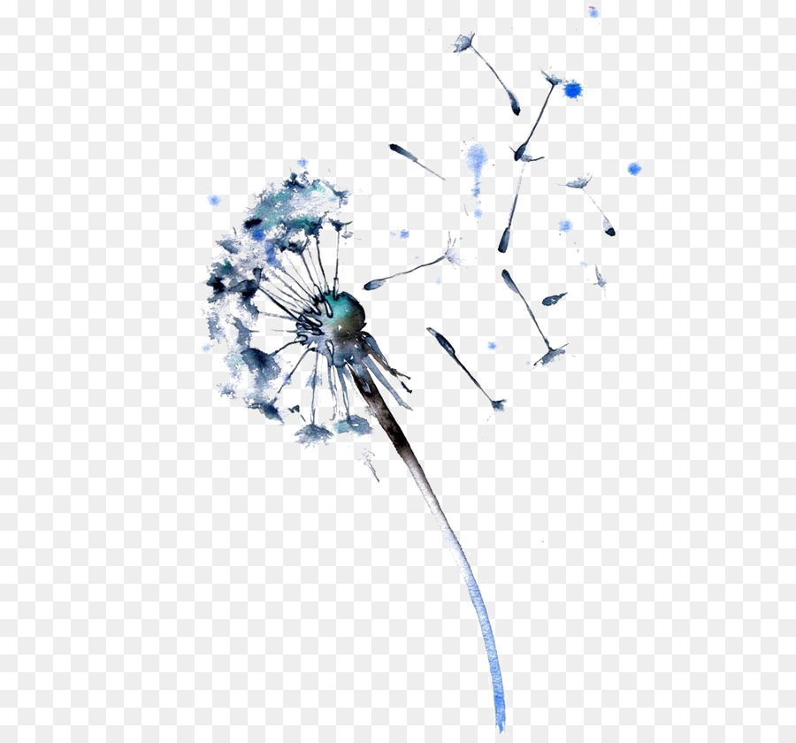 900x840 Watercolor Painting Dandelion Drawing Paper