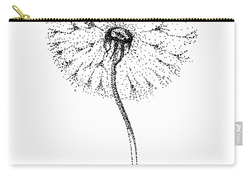 800x570 Dandelion Watercolor Art Print Painting Carry All Pouch For Sale