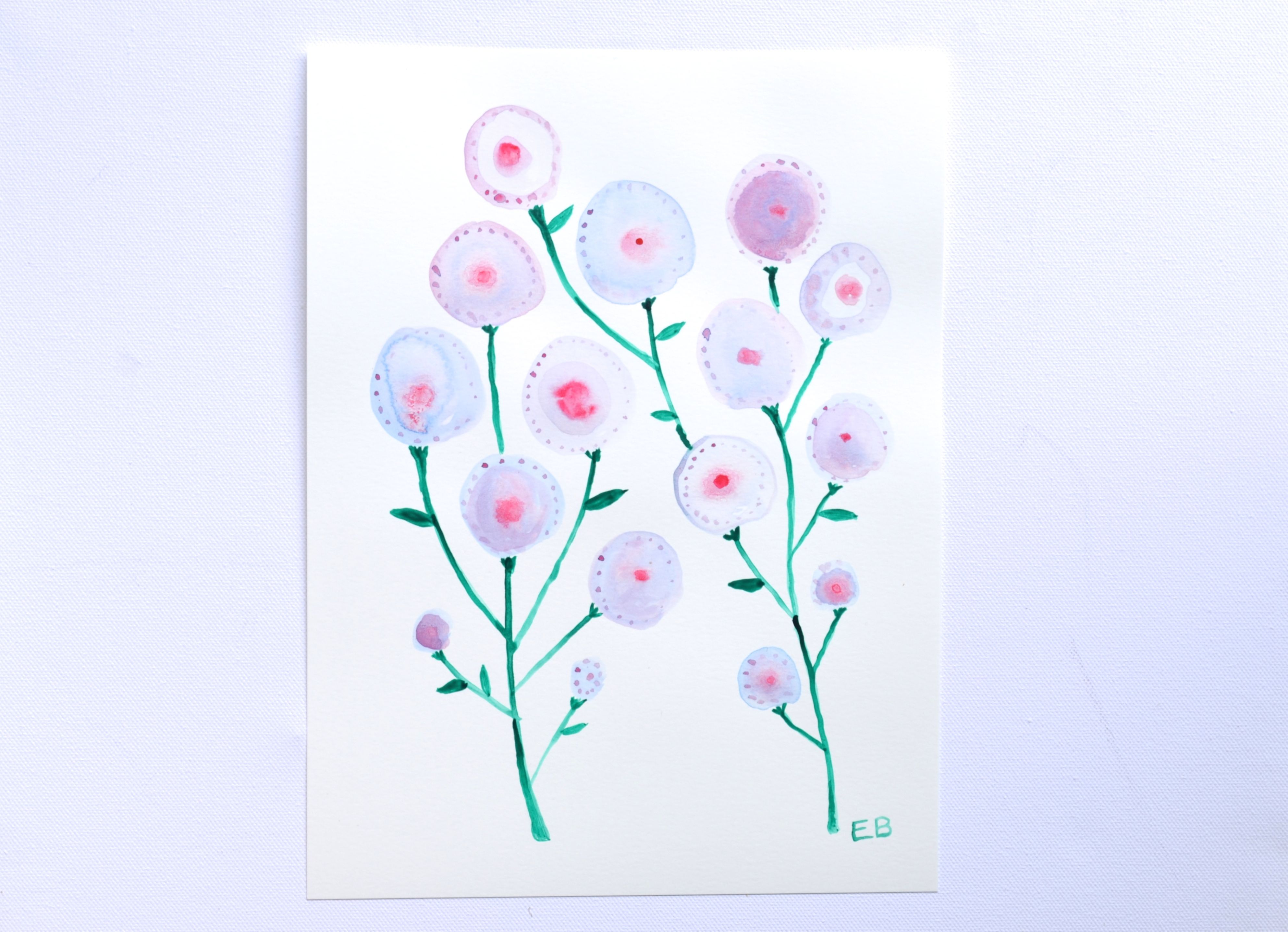 3969x2873 Dandelion Watercolor Wishlist Art