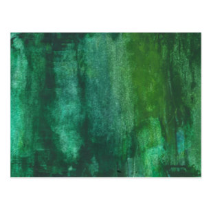 307x307 Abstract Green Watercolor Postcards Zazzle