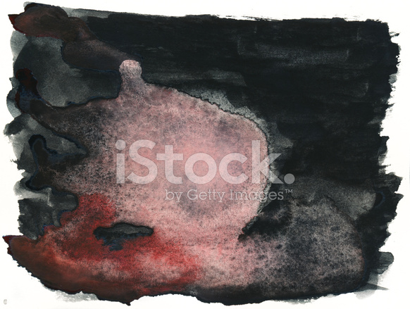 582x439 Dark Watercolor Painting Stock Vector