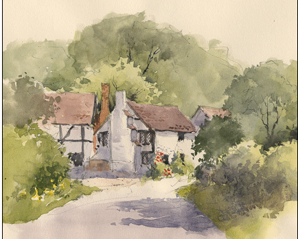 434x348 Summer Landscapes In Watercolour With David Bellamy