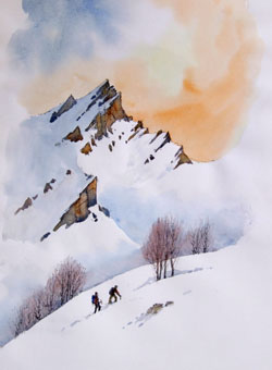 250x340 Wild Landscapes In Watercolour